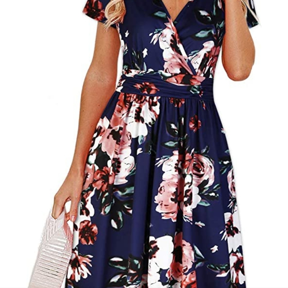 Floral cocktail dress
